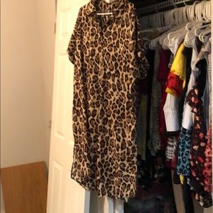 Lane Bryant tunic leopard 18/20
